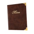 thumbnail image 4 of davian Menus Cover for Service Guide Book Refillable Menu Organizer Price List Book Coffee, 4 of 8