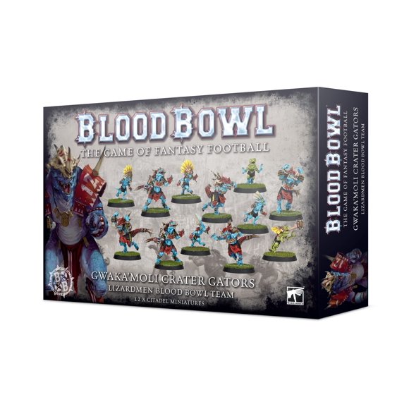 Games Workshop - Blood Bowl: Lizardmen Team - Gwaka'moli Crater Gators