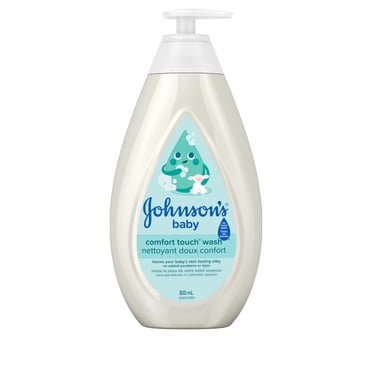 Nettoyant et shampoing pour nouveau-nés Johnson's Doux Coton, 800 ml