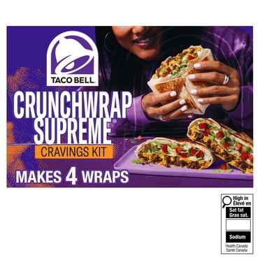 Taco Bell Crunchwrap Supreme Cravings Kit, 642 g Box