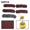 thumbnail image 1 of 1 inch Flocking Sandpaper 25mm Sanding Disc Grinding Wood Polishing Set, 1 of 11