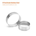 thumbnail image 2 of Zootealy 5PCS Cookie Baking Molds Circle Metal Mold Set Stainless Steel Round Shape Biscuit Cutters Kitchen Gadgets Baking Tool, 2 of 8