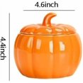 thumbnail image 2 of Pumpkin Jar, Candy Dish, Ceramic Sugar Bowl, Snack Tea Storage Jar with Lid Large -, 2 of 4