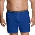 thumbnail image 2 of Fruit Of The Loom Mens Big Assorted Knit Boxers - 6 Pack, 2XB, Assorted, 2 of 4