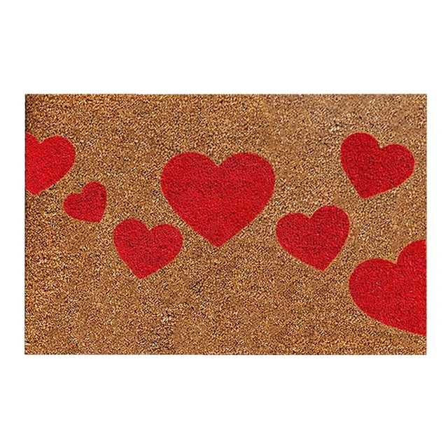 Yhmxh Valentines Day Decor Door Mat Valentines Day Rug Valentine Day Floor Mats Holiday Floor Mats Welcome Doormat Bathroom Bedroom Living Room Kitchen Outdoor Rugs Valentine Day Home Decor