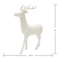 thumbnail image 3 of Holiday Time 18IN White Glitter Reindeer Décor, 3 of 4