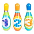 thumbnail image 3 of 12PCS Kids Bowling Set Developmental Bowling Game Bowling Pin with Bowling Ball, 3 of 10