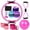 Pink, variant on Pilates Ring Sets for Women Pilates Kit Yoga Sets for Women Pilates Essentials Kit for Women Pilates At Home Equipment Pilates Magic Ring Booty Bands Yoga Ball Figure Resistance Bands Yoga Bands