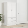 thumbnail image 1 of South Shore Acapella Wardrobe Armoire, in Pure White, 1 of 15