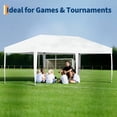 thumbnail image 1 of AKDSteel 10x20 Pop Up Canopy, Outdoor Beach Tent With One Push Setup, Upf 50+ Waterproof Sun Shade For Events And Camping, 1 of 7