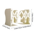 thumbnail image 3 of weibbin Scalable Metal Book Stand Desktop Storage Bookshelf For Organizing Files And Foldable Book Holders 7.56x4.13in, 3 of 6