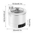 thumbnail image 3 of Ovzne 3 L Lifting Sugar Removal Rice Cooker Low Sugar Rice Cooker With Low Carb Rice Steamers Basket 110V Electric Rice Cooker With Fast Heating Speed 5 Speed On Clearance, 3 of 8