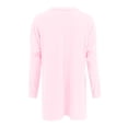 thumbnail image 4 of T-Shirts pour Femmes Décontractés Confortables T-Shirts Femmes Spandex Chandail à Manches Longues Manches Longues Col Rond Hauts en Rayonne à Manches Longues pour Femmes Chandails de Compression à Manches Longues pour Femmes Hauts avec Bouffant, 4 of 5
