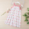 thumbnail image 3 of Zwiiyzr 2025 Robe de Nuit Douce pour Fille 3-10 Ans Sans Manches à Bretelles Spaghetti Pyjama Robe pour Enfants Tenue de Nuit Rose, 3 of 3