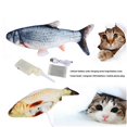 thumbnail image 2 of Electric Moving Fish Pet Toy Realistic Plush Simulation Wagging Fish Pet Kicker Toys Funny Interactive Pets, 2 of 9