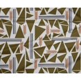 thumbnail image 4 of oneOone Tissu Lycra Polyester Triangle & Ligne Géométrique Tissu Imprimé 1 Yard 56 Inch Wide, 4 of 4