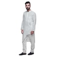 thumbnail image 2 of Atasi Designer Kurta Set For Boys Printed Long Kurta Pajama Summer Clothing, 2 of 4