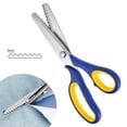 thumbnail image 4 of Sharp Kitchen Fabric Scissors - Stainless steel Heavy Duty All Purpose for Lace Scissors Stainless Steel Sawtooth Scissors Lock Scissors Tooth Cloth Scissors Dog Teeth Scissors, 4 of 4