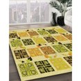 thumbnail image 3 of Ahgly Company Tapis d'Intérieur Lavable en Machine Carré Transitionnel Bisque Foncé Marron, 7 Pieds Carré, 3 of 7