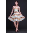 thumbnail image 3 of Bimba Robe d'Été Sans Manches Mini Fluide Teinture sur Nœuds pour Femme, Robe Soleil à Imprimé Floral - X-Grand, 3 of 5