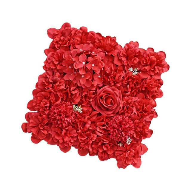 Artificial Flower Wall Panel Backdrop panel decor backdrop for Wedding Outdoor Indoor Church Wall
