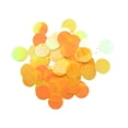 thumbnail image 3 of KLKCMS 130 Pcs Paillettes Rondes Amples 16 mm pour Fabrication de Bijoux Vêtement Robe de Mariée Jaune, 3 of 9