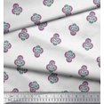 thumbnail image 3 of Soimoi Rayon Fabric Floral Block Print Fabric by The Yard 42 Inch Wide, 3 of 5