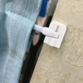 thumbnail image 2 of 4/8/12Pcs Curtain Hooks Self-Adhesive Hooks Curtain Rod Hook Bracket White, 2 of 8