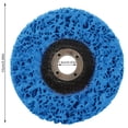 thumbnail image 2 of Meule de Ponçage Peinture Antirouille Disque de Meulage Acier Inoxydable Meule de Polissage, Bleu, 100 mm, Trou Intérieur 16 mm, 2 of 8