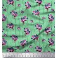 thumbnail image 1 of Soimoi Polyester Crepe Fabric Flower Artistic Print Fabric by The Yard 42 Inch Wide, 1 of 3