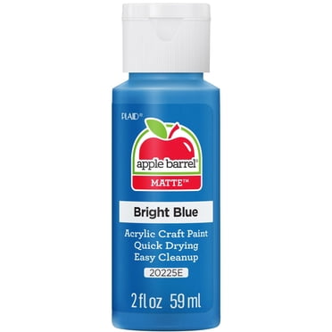 Apple Barrel Colors Matte Acrylic Craft Paint, 2 fl. oz., Bright Blue