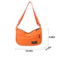 thumbnail image 3 of TopLLC Storage Bins Lightweight Nylon Shoulder Bag, Single Shoulder Underarm Bag, Large Capacity Handbag For Ladies Storage Bags, 3 of 5