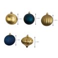 thumbnail image 3 of Holiday Time 45-Count Shatterproof Ornaments-Blue/Gold, 3 of 5