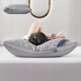 thumbnail image 1 of Neck Support Pillow | Cervical Pillow for Sleeping | Adjustable Height Contour Pillow | Breathable Memory Foam Pillow for Side and Back Sleepers | Home and Travel Use, 1 of 6