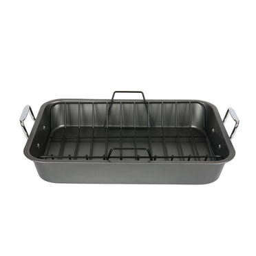 Mainstays 18 inch 2 Piece Roaster with Rack