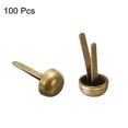 thumbnail image 3 of Unique Bargains 8x16mm Mini Brads Round Paper Fasteners for Art Crafting, Bronze Tone 100pack, 3 of 5