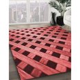 thumbnail image 3 of Ahgly Tapis Rectangulaire Lavable en Machine Intérieur Transitionnel Rouge Canneberge, 2 Pieds x 3 Pieds, 3 of 7