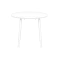 thumbnail image 3 of Monarch Specialties Dining Table Set, 3pcs Set, Small, 35" Drop Leaf, Kitchen, White Metal And Laminate, Grey Fabric, Contemporary, Modern, 3 of 8