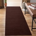 thumbnail image 1 of ANTPOP Runner Rug Outdoor Hallway Carpet Runners Non Slip Area Rugs Entrance Mat Indoor for Entryway Kitchen 2'x2',Dark Brown, 1 of 7
