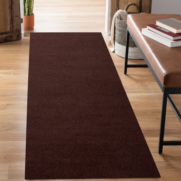 ANTPOP Runner Rug Outdoor Hallway Carpet Runners Non Slip Area Rugs Entrance Mat Indoor for Entryway Kitchen 2'x9',Dark Brown