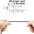 thumbnail image 3 of In-Ear Wired Headphones, Subwoofer Bass, 3.5mm Plug, Soft Durable Cable, Comfortable Fit, for Android MP3 Laptop, Birthday Gift, 3 of 5