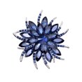 thumbnail image 2 of TopLLC Earrings Three Colors Gold Plated Rhinestone Crystal Bouquet Flower Scarf Pin & Brooch A Brooch, 2 of 6