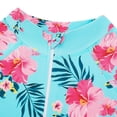 thumbnail image 4 of Little Girls Rash Guard Bathing Suits Cute Sun Protection Long Sleeve Girls Bathing Suit 5-6 Years, 4 of 7