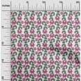 thumbnail image 2 of oneOone Velvet White Fabric Florals Sewing Craft Projects Fabric Prints By Yard 58 Inch Wide, 2 of 4