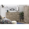 thumbnail image 3 of South Shore Versa 2-Door Armoire with Drawers, in Weathered Oak, 3 of 11