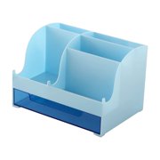 Matoen12 Office Desk Organizer with Drawers for Desktop/Tabletop/Counter, Desk Top Accessories Stationary Organizer Desk Caddy, Pen Holder Storage Box