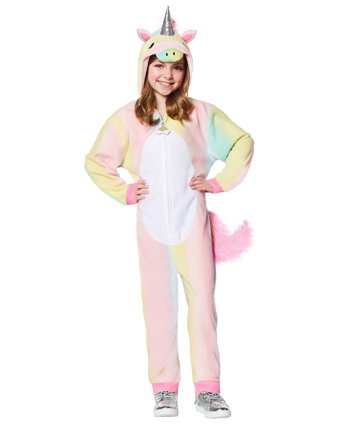 St. Eve Girls' Union Suit Pajama Animal One Piece Hooded Sleeper