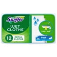 thumbnail image 1 of Swiffer Sweep + Mop, Wet Pads Refill, Floor Cleaner, Cleaning Cloths, Fresh, 12 Count, 1 of 15