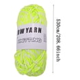 thumbnail image 2 of Ramiter Glow In The Dark Yarn For Crochet 1 Pc 52 Yards Luminous Yarn For Knitting For Beginners Knitting Needles Set, 2 of 3
