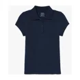 thumbnail image 1 of Unizone Uniforms Polo Piqué à Manches Courtes pour Filles (Très Grand, Bleu Marine), 1 of 7